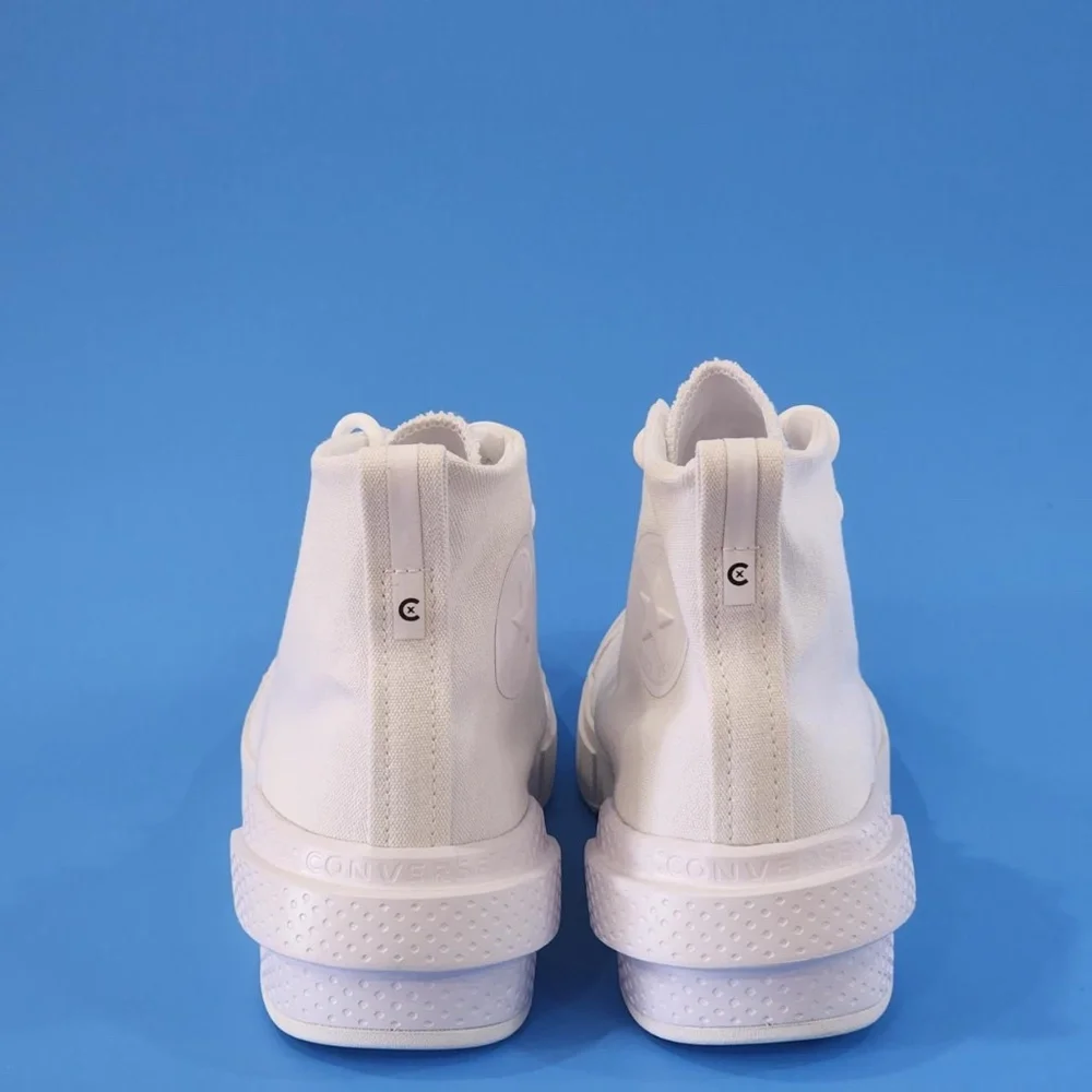 Converse CX Disrupt Hi Mens Casual Sneakers Shoes Triple White 171757C NEW Sz 7 - Picture 7 of 8